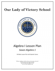 Lesson Plans – Grade 09 Math